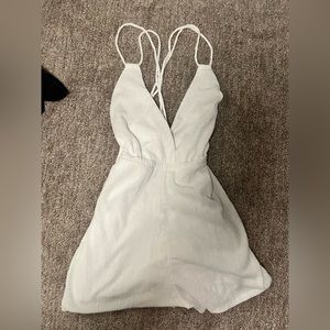 White romper from pull and bear.